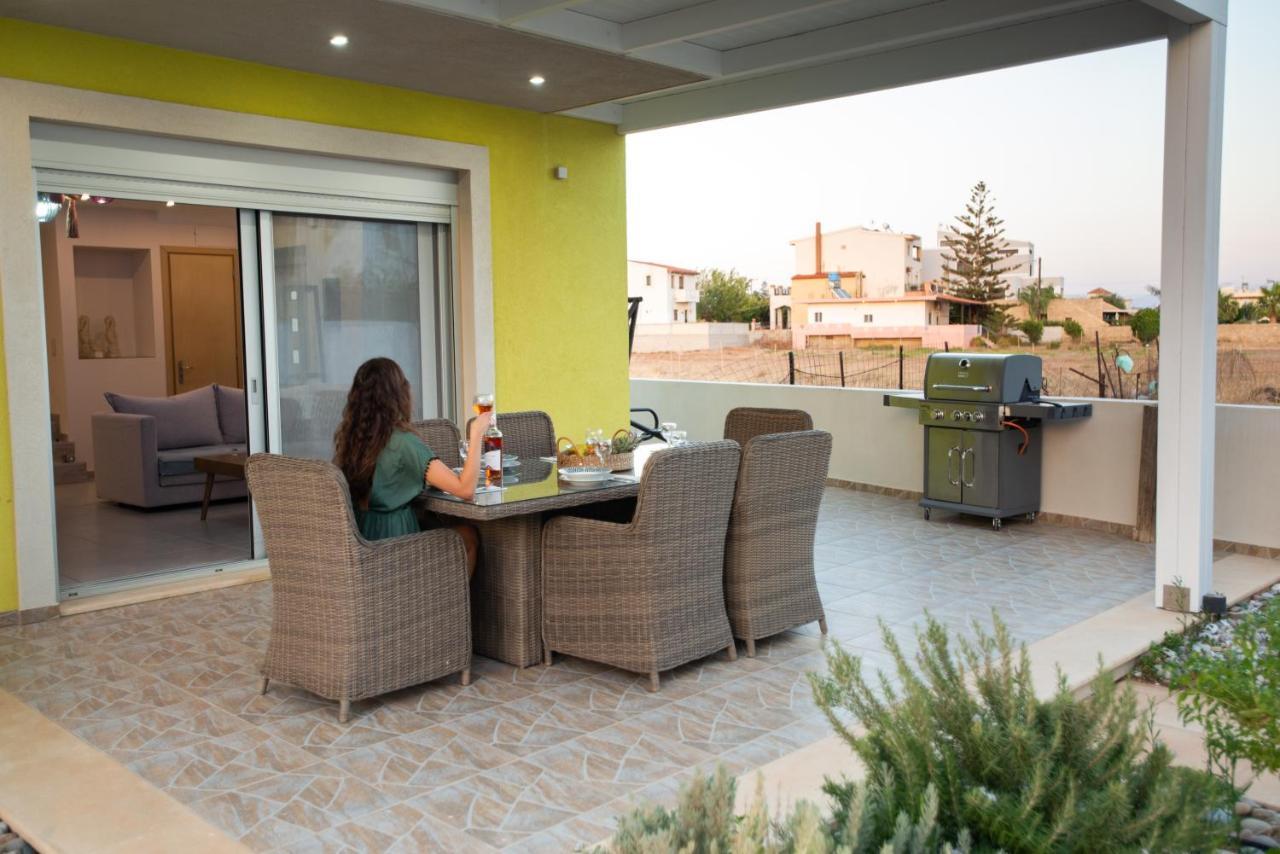 Melia villa Kokkinos Pirgos Bagian luar foto